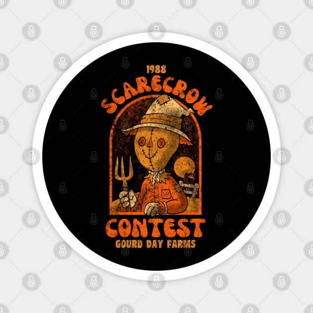 Scarecrow Contest Magnet by chrisraimoart